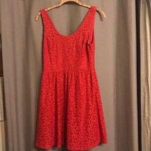 Coral dress!